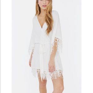 Plum Pretty Sugar Hibiscus Bridal Robe